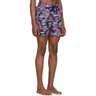 Vilebrequin Navy Coral Moorea Swim Shorts