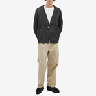 orSlow Men's Two Tuck Wide Pant in Khaki