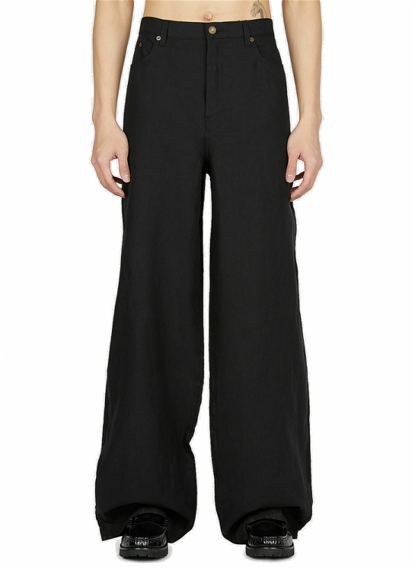 Photo: Saint Laurent - Relaxed Pants in Black