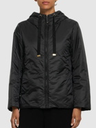 MAX MARA Greenh Padded Tech Puffer Jacket with Hood