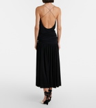 Jacquemus Abiha gathered jersey midi dress