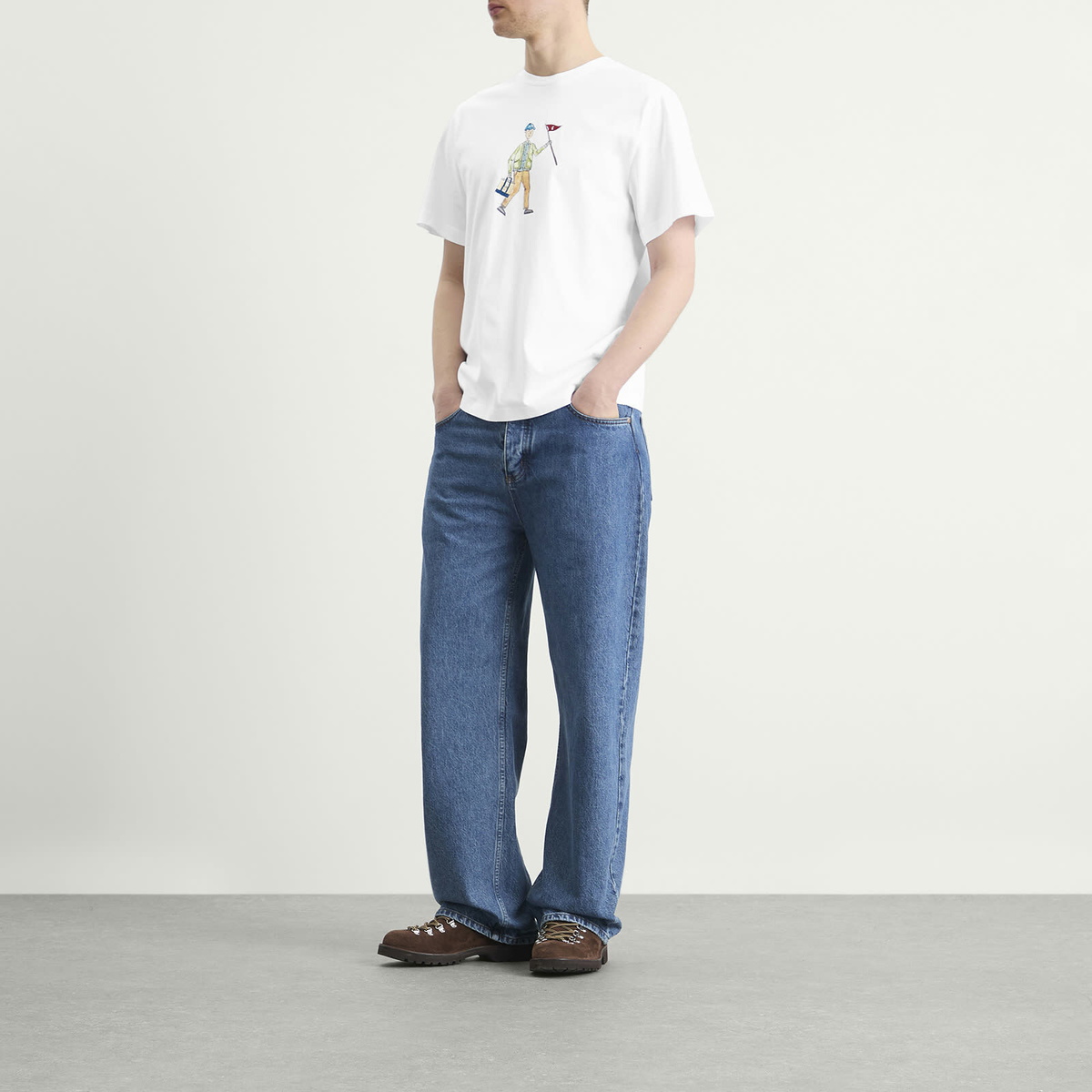Foret Men's Patrol T-Shirt in White