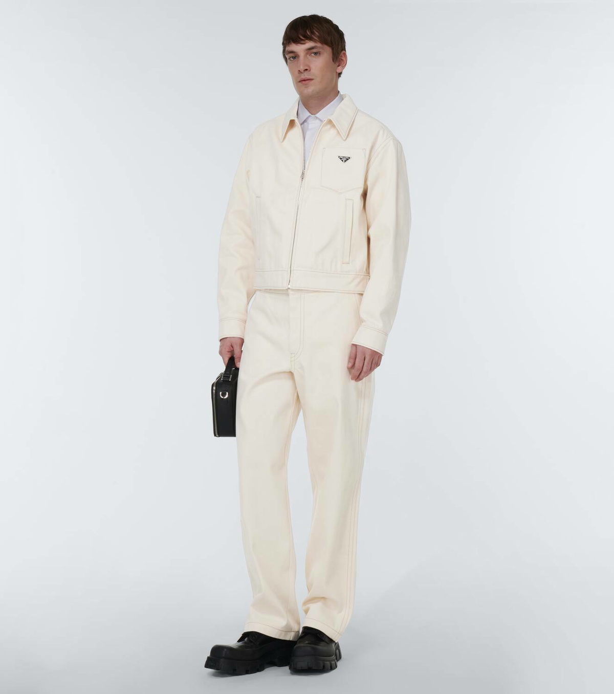 Prada Zip-up blouson jacket Prada