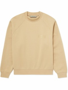 FEAR OF GOD ESSENTIALS - Logo-Appliquéd Cotton-Blend Jersey Sweatshirt - Neutrals