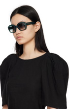 Isabel Marant Green Geometric Sunglasses