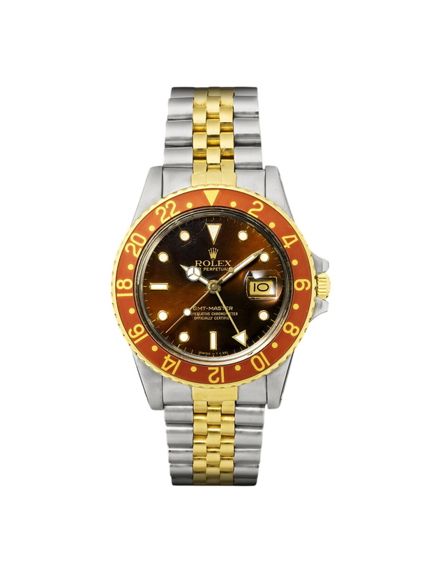 Photo: Stephanie Windsor - Rolex Vintage 1987 GMT-Master Automatic Stainless Steel and 18-Karat Gold Watch, Ref. 16753 (7.1'' wrist)