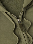 TOM FORD - Garment-Dyed Cotton-Jersey Zip-Up Hoodie - Green