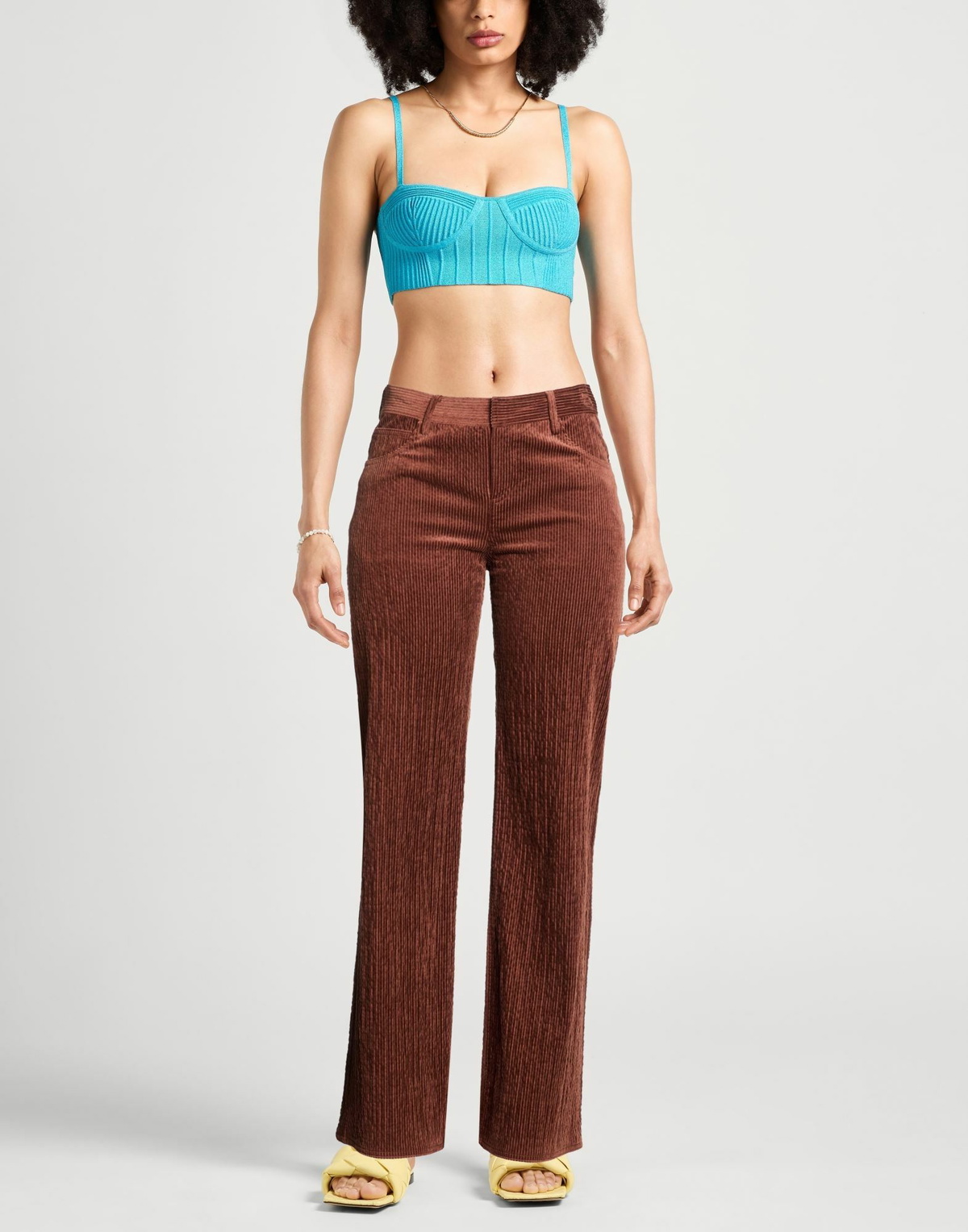 Magda Butrym Womens Pants in Brown