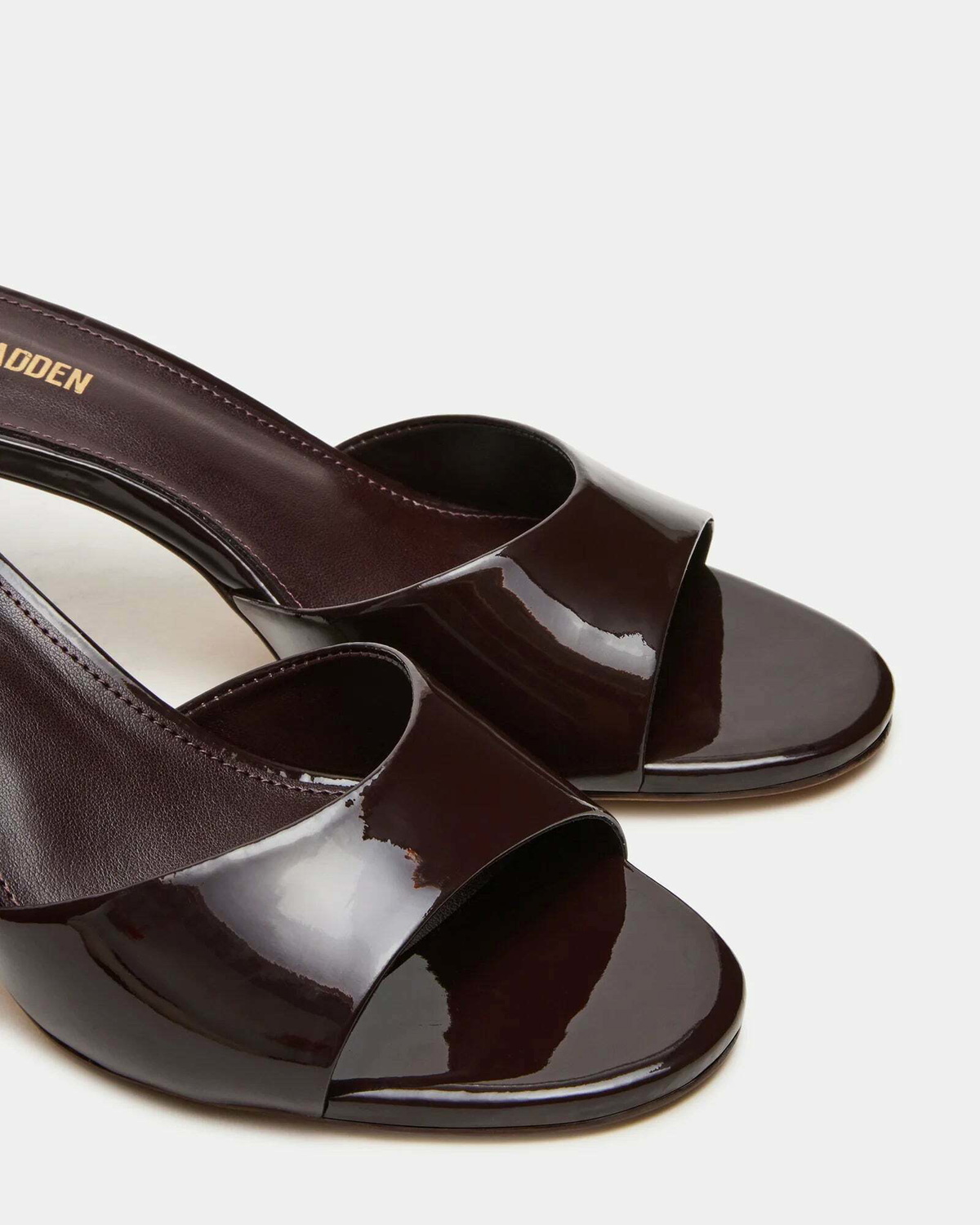 Steve Madden Kendrix Heels in Brown Patent