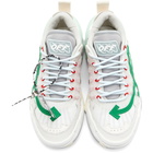 Off-White Off-White and Green Odsy-2000 Sneakers