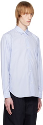 Comme des Garçons Homme Blue Printed Shirt