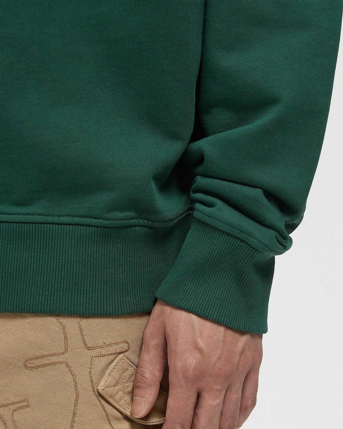 JW Anderson LOGO EMBROIDERY SWEATSHIRT Green Men