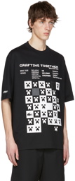 Lacoste Black Minecraft Edition Cotton T-Shirt
