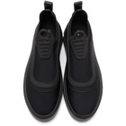 Salvatore Ferragamo Black Padded Borg Sneakers