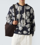 Commas Jacquard terry hoodie