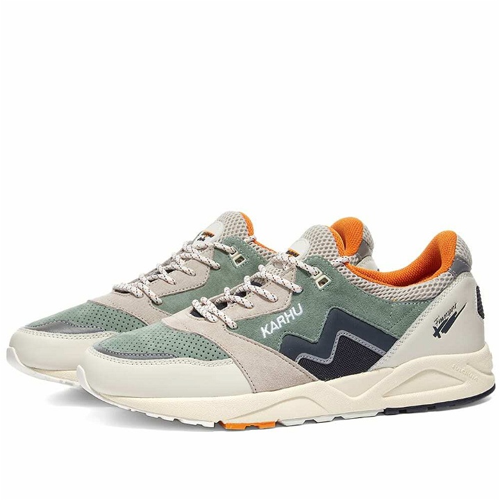 Photo: Karhu Men's Aria Sneakers in Lily White/India Ink