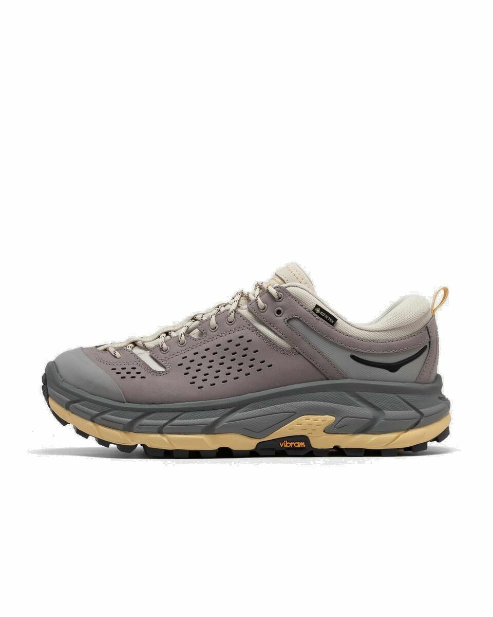 Photo: Hoka One One Tor Ultra Lo Gore Tex Grey - Mens - Lowtop