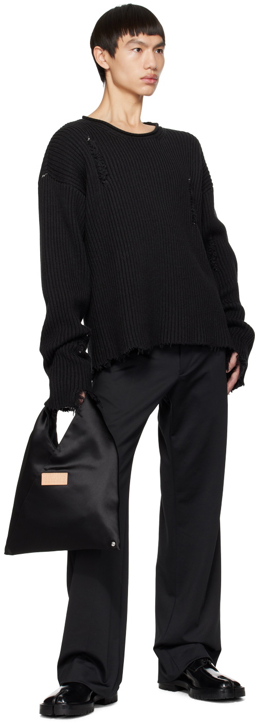 【送料&関税込】MM6 Maison Margiela Destroyed Sweater MM6 Maison Margiela Chunky Destroyed Cable Knit Sweater