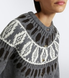Arch4 Fair Isle cashmere cardigan