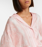 Balmain Printed twill pajama shirt