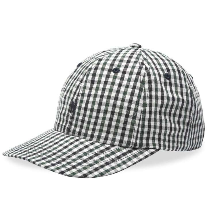 Photo: Norse Projects Gingham Sports N Logo Cap