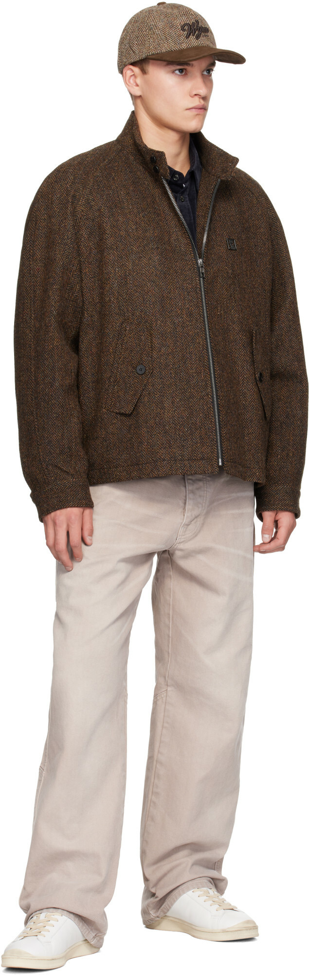 WOOYOUNGMI Brown Wool Jacket