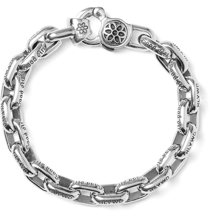 Photo: GOOD ART HLYWD - Bear Link #3 Sterling Silver Chain Bracelet - Silver