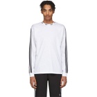 adidas Originals White Trefoil Long Sleeve T-Shirt