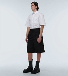 Bottega Veneta - Mid-rise cotton twill shorts