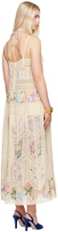 ZIMMERMANN Multicolor Halliday Slip Dress