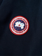 Canada Goose - Huron Logo-Appliquéd Organic Cotton-Jersey Hoodie - Blue