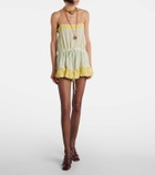 Chloé Ruffled silk romper