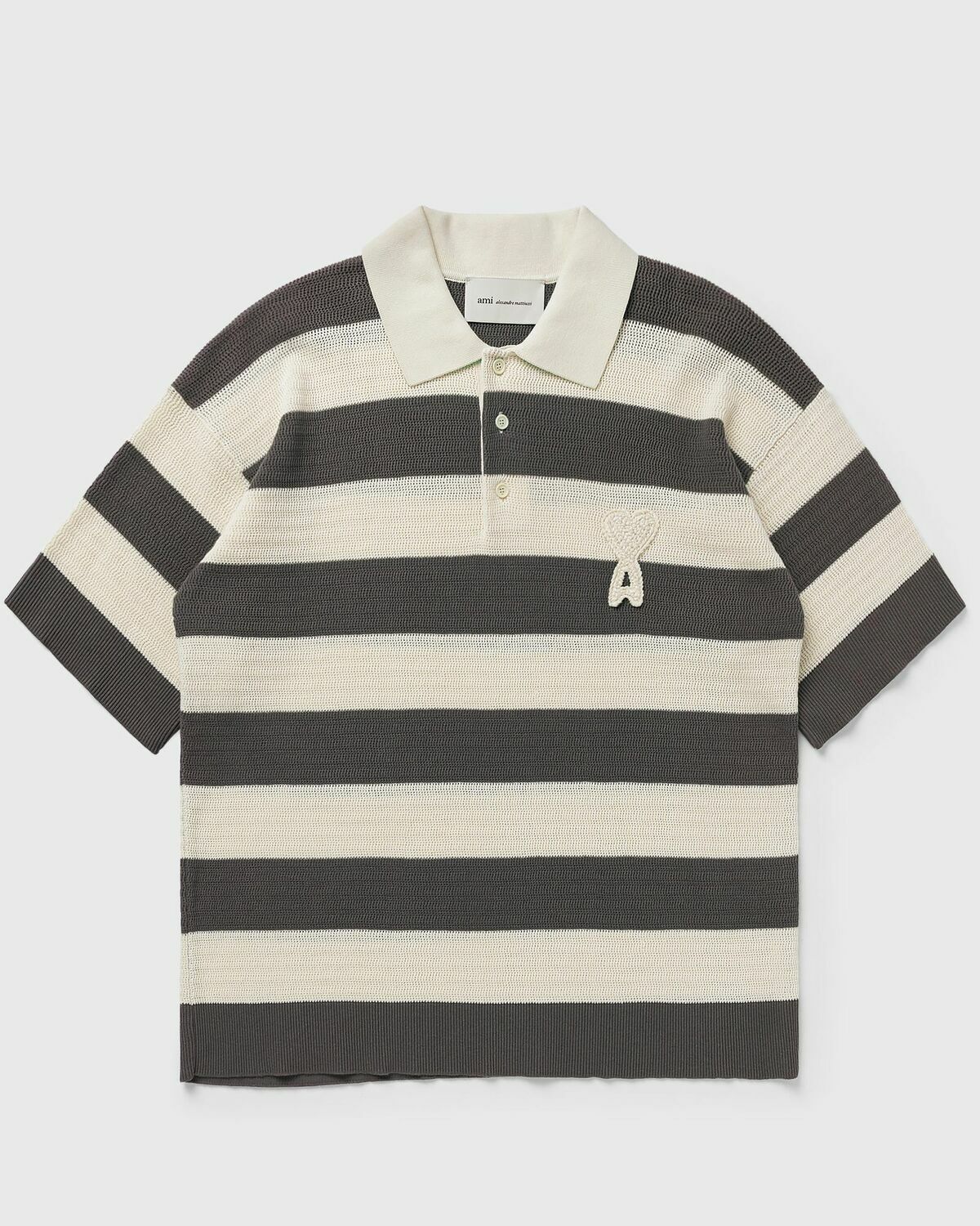 SHORT SLEEVES POLO WITH AMI DE COEUR PATCH