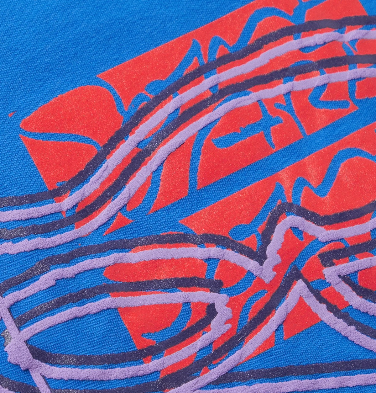 Some Ware - Oversized Logo-Print Organic Cotton-Jersey T-Shirt - Blue