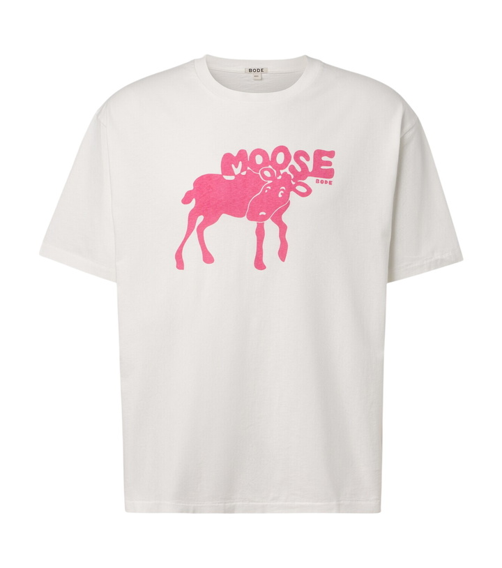 Photo: Bode Printed cotton jersey T-shirt