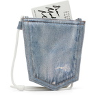 MM6 Maison Margiela Blue Denim Pocket Pouch