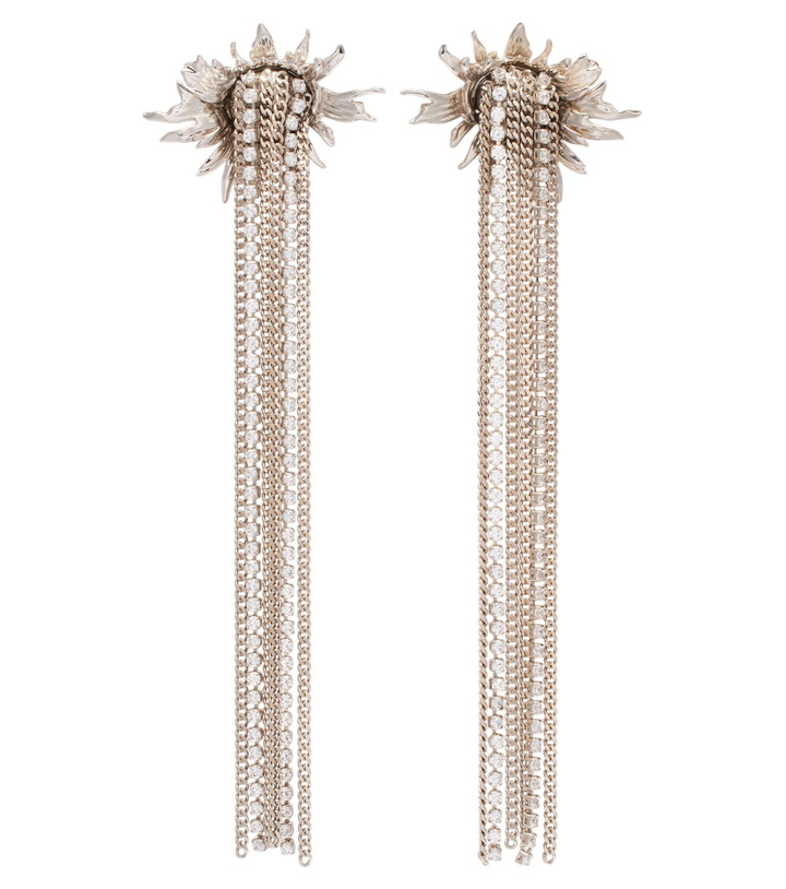 Photo: McQueen Sunflower embellished drop earrings