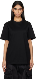 WOOYOUNGMI Black Metallic Graphic T-shirt