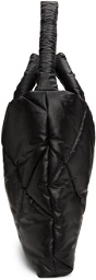 KASSL Editions Black Large Quilted Pillow Tote