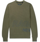 rag & bone - Logo-Print Loopback Cotton-Jersey Sweatshirt - Green