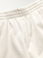 John Elliott - Interval Straight-Leg Cotton-Jersey Shorts - White