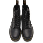 Dr. Martens Black Made In England Harris Tweed Edition 1460 Boots