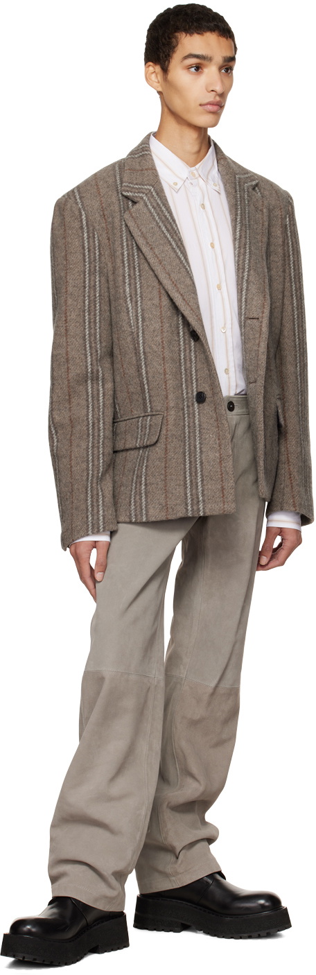 Maryam Nassir Zadeh Taupe Beacon Blazer Maryam Nassir Zadeh