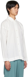 Homme Plissé Issey Miyake White Edge Shirt