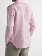 Orlebar Brown - Slim-Fit Giles Linen Shirt - Pink