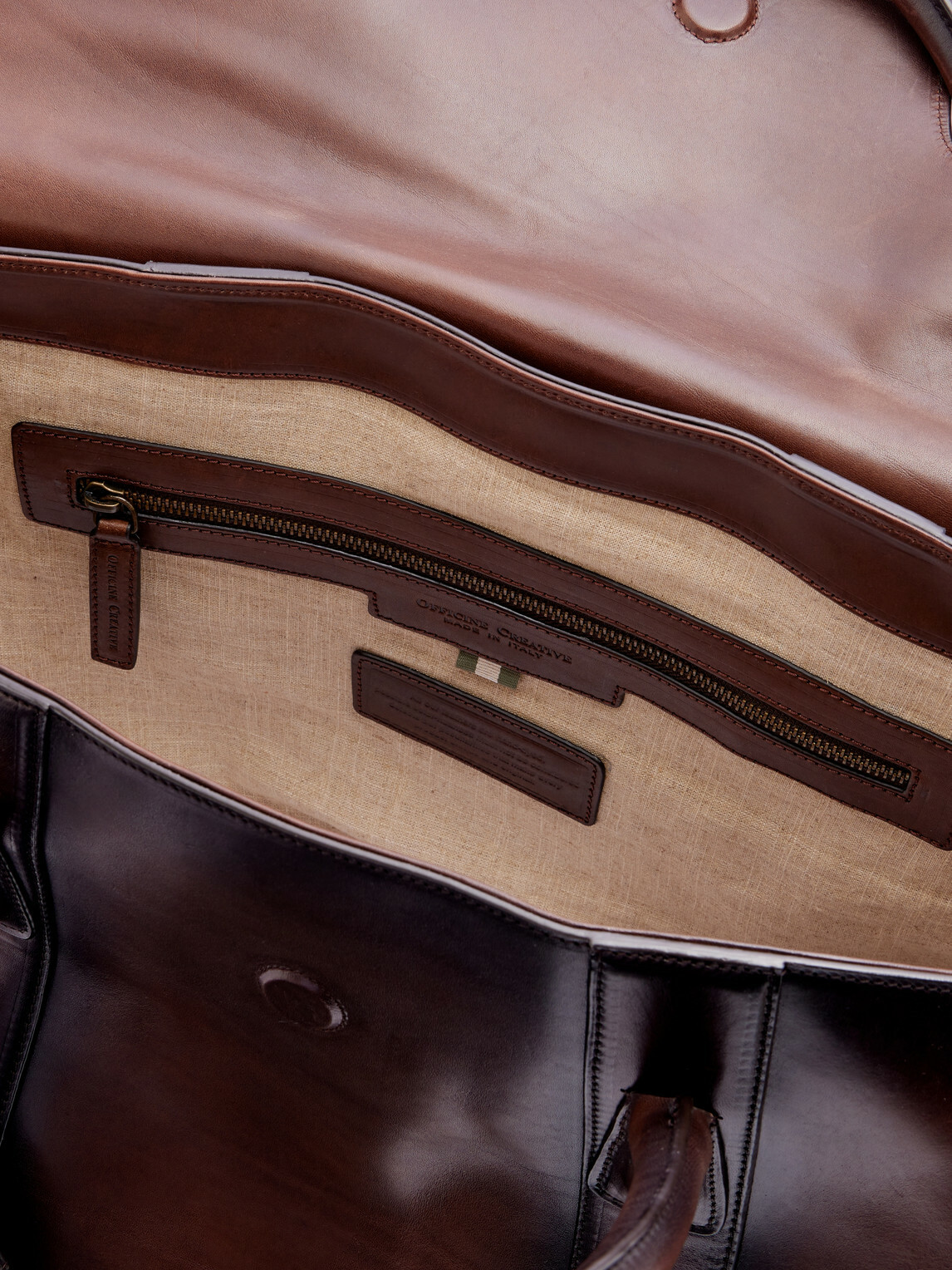 Officine Creative - Bostonian 001 Leather Weekend Bag