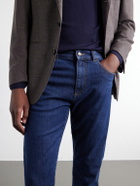 Canali - Slim-Fit Straight-Leg Jeans - Blue