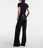 Coperni Suspended belted cutout straight jeans