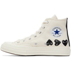 COMME des GARÇONS PLAY Off-White Converse Edition Chuck 70 Multi Heart Sneakers