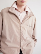 Acne Studios - Olando Logo-Print Cotton-Poplin Jacket - Neutrals